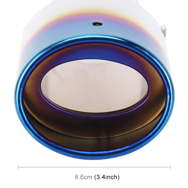 Universal Car Styling Stainless Steel Straight Exhaust Tail Muffler Tip Pipe, Straight