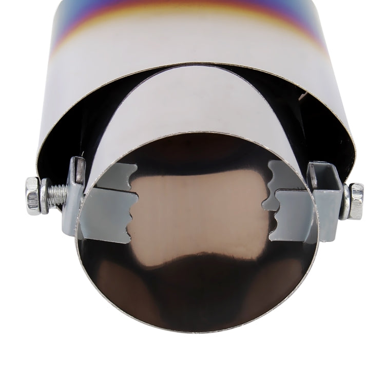 Universal Car Styling Stainless Steel Straight Exhaust Tail Muffler Tip Pipe, Straight