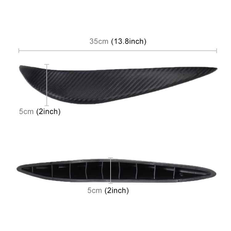 TCM-237 2 PCS Universal Car Body Plastic Anti-collision Sticker Bar Bumper Protector