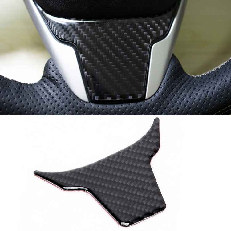 Carbon Fiber Steering Wheel Cover Trim Decal Interior DIY Decorative Sticker for Honda Civic 10th Gen 2016-2019