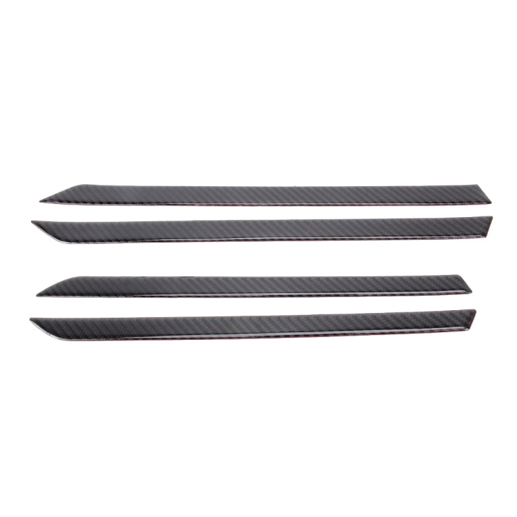 Carbon Fiber 3D Interior Door Trim Decals DIY Decorative Sticker for Honda Civic 10th Gen 2016-2019, Interior Door Trim