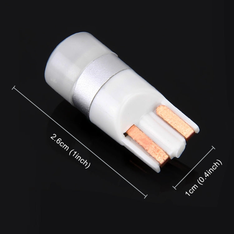 2 PCS T10/W5W/194/501/168 1W 70LM 6000K White LED Bulb Car Reading Lamp Clearance Light, DC 12V, 2 PCS 1W 70LM 6000K