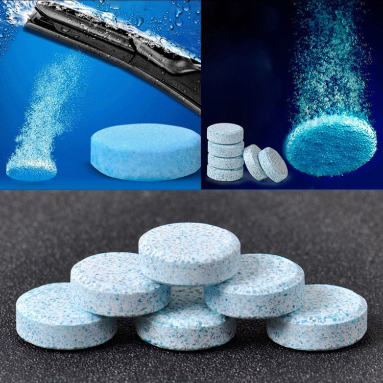 12 PCS Car Solid Wiper Fine Auto Window Cleaning Windshield Glass Cleaner Washer Tablets(1 PCS=4L Water), 12 PCS Glass Cleaner