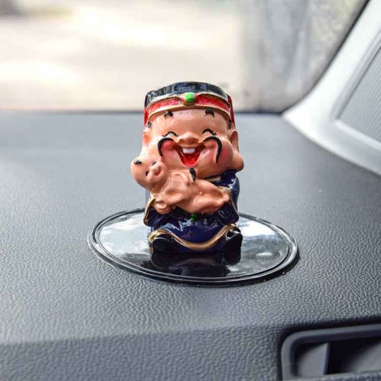 Car Auto Round Soft Rubber Dashboard Anti-slip Pad Mat for Phone / GPS/ MP4/ MP3, Diameter: 8cm