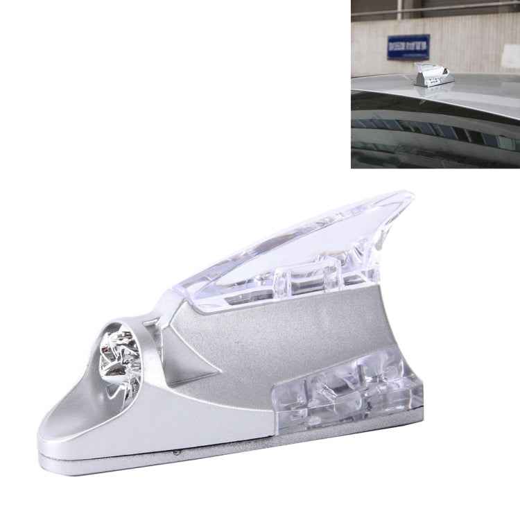 CB-073 Colorful Warning Light Wind Power Shark Fin Antenna Car Decoration