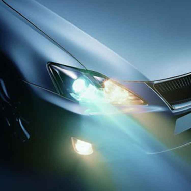 2PCS DC12V 35W H3 2800 LM HID Xenon Light Single Beam Super Vision Waterproof Head Lamp, Color Temperature: 4300K