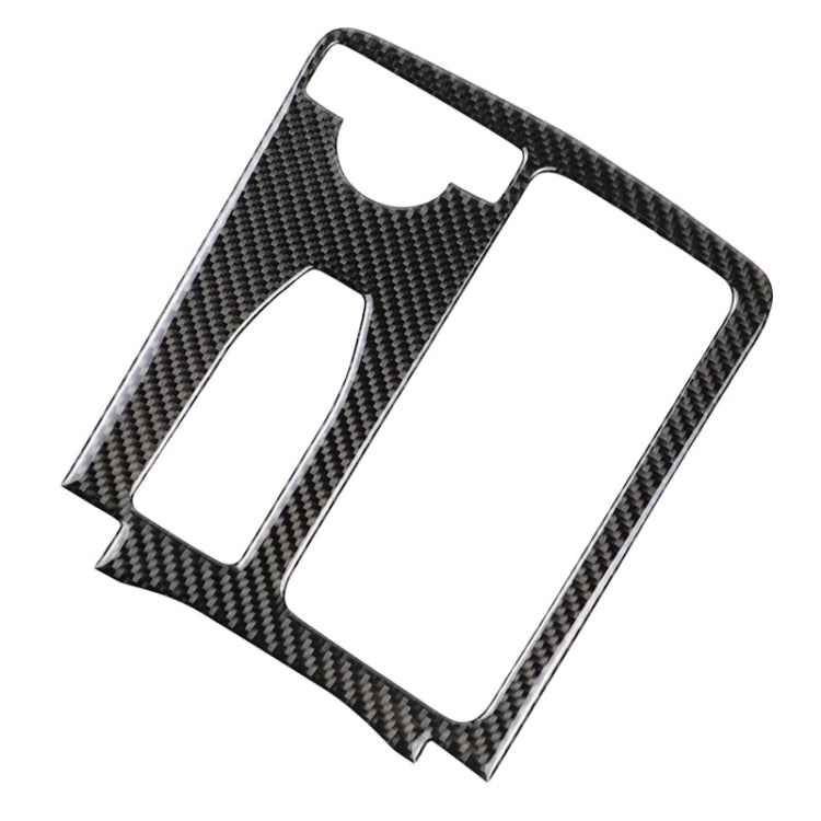 Car Carbon Fiber Left Drive Gear Position Panel Decorative Sticker for Mercedes-Benz W204 2007-2013 / W212 2010-2012