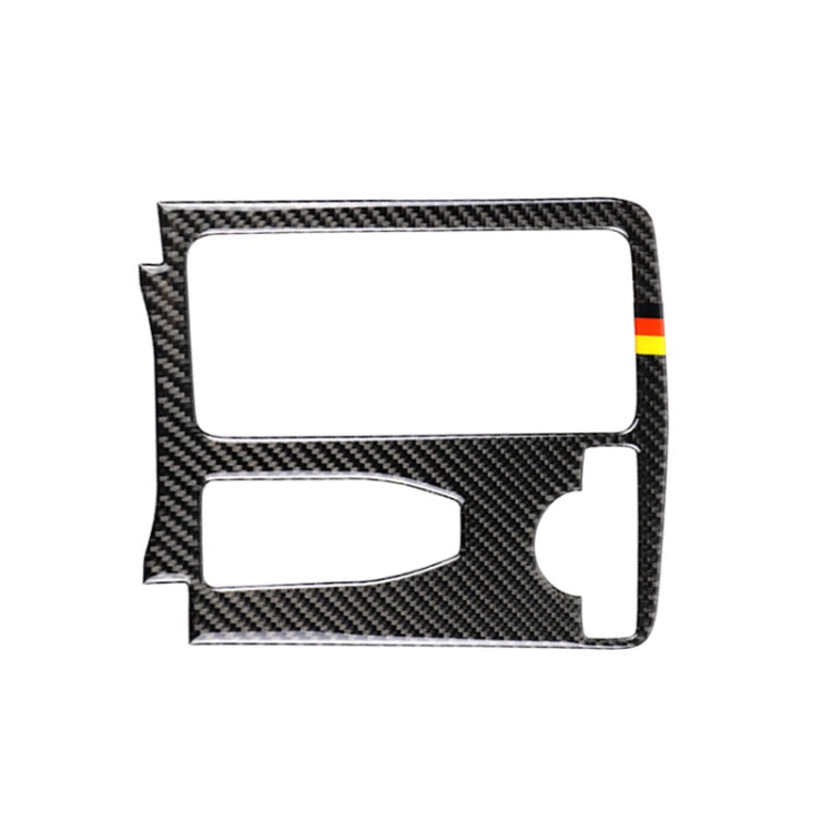 Car German Flag Carbon Fiber Right Drive Gear Position Panel Decorative Sticker for Mercedes-Benz W204 2007-2013 / W212 2010-2012