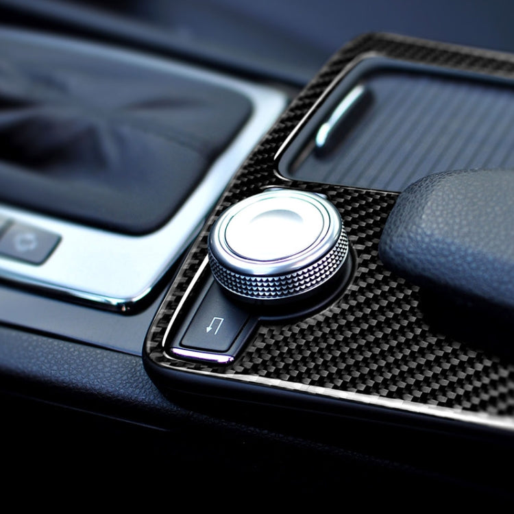 Car German Flag Carbon Fiber Right Drive Gear Position Panel Decorative Sticker for Mercedes-Benz W204 2007-2013 / W212 2010-2012