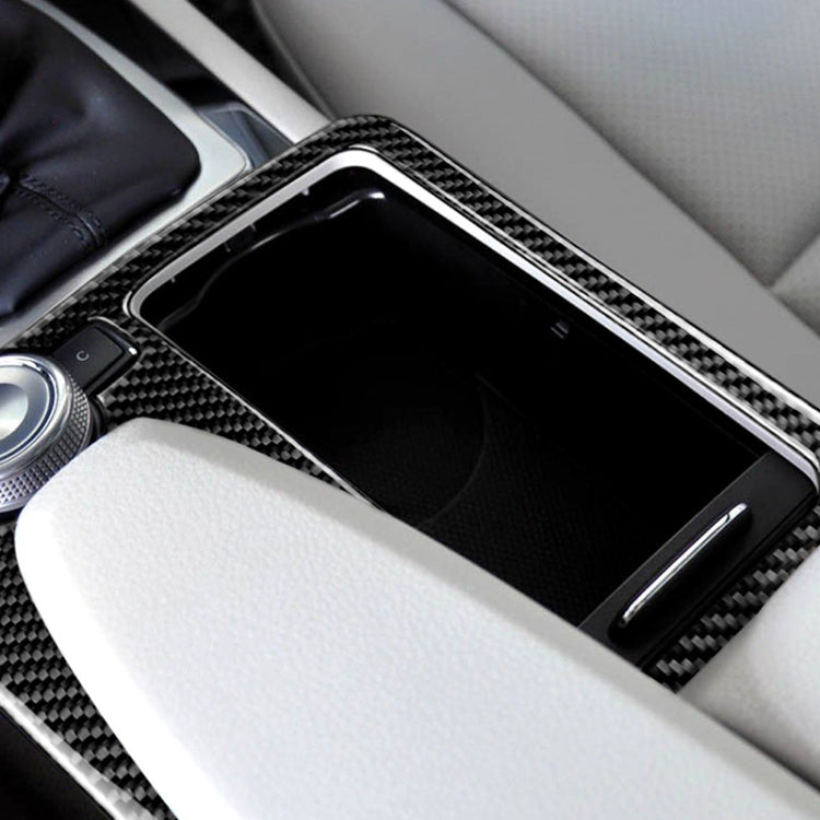 Car German Flag Carbon Fiber Right Drive Gear Position Panel Decorative Sticker for Mercedes-Benz W204 2007-2013 / W212 2010-2012