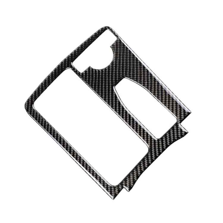 Car Carbon Fiber Right Drive Gear Position Panel Decorative Sticker for Mercedes-Benz W204 2007-2013 / W212 2010-2012