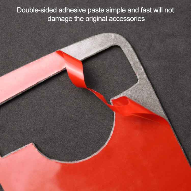 Car Carbon Fiber Right Drive Gear Position Panel Decorative Sticker for Mercedes-Benz W204 2007-2013 / W212 2010-2012