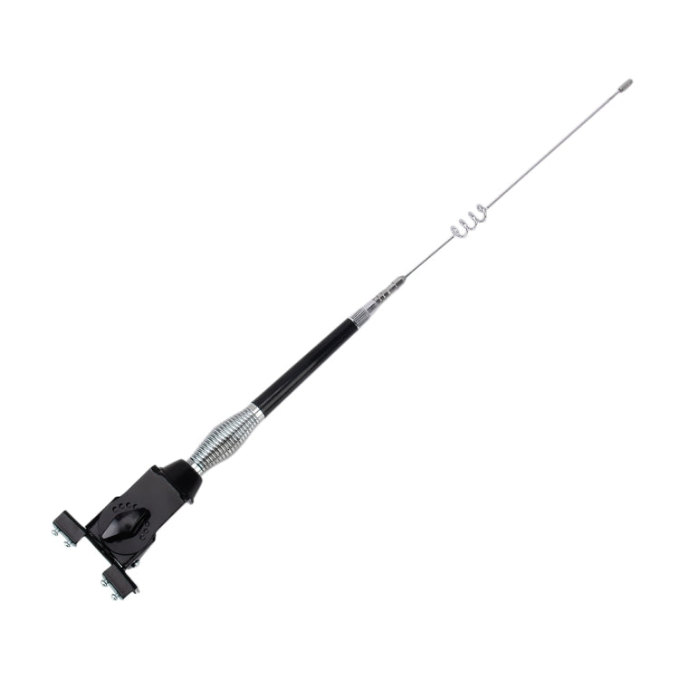 PS-512 Universal Car Decoration Extensile Aerial Glass-mount Cellular Antenna, Length: 60cm Black silver