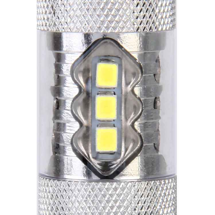 2 PCS H3 DC 12V 5W 250LM Auto Car Fog Lights with 16 SMD-2835 LED Bulbs (White Light)