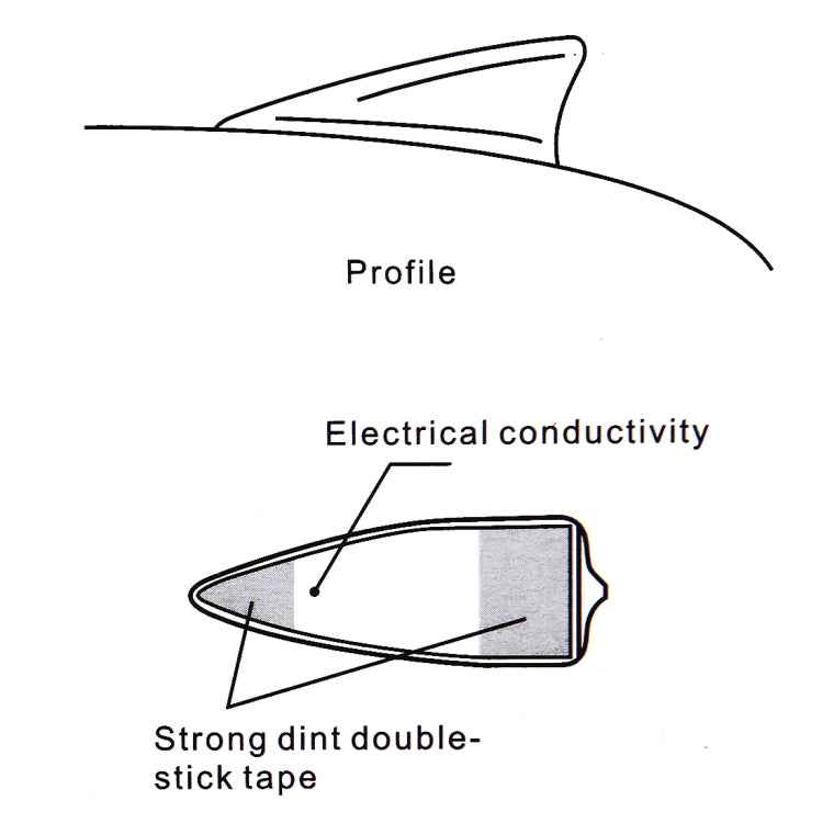 PS-243 Short Modified Car Antenna Aerial 6.5cm