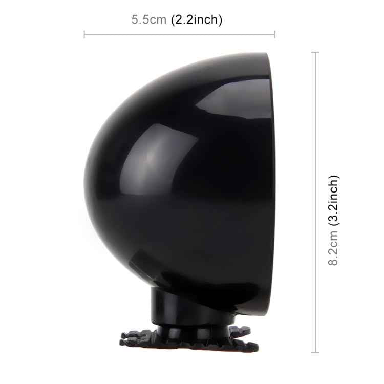3R-044 Auxiliary Rear View Mirror Car Adjustable Blind Spot Mirror Wide Angle Auxiliary Rear View Side Mirror, 3R-044 (Black), 3R-044 (Silver), 3R-044 (White)