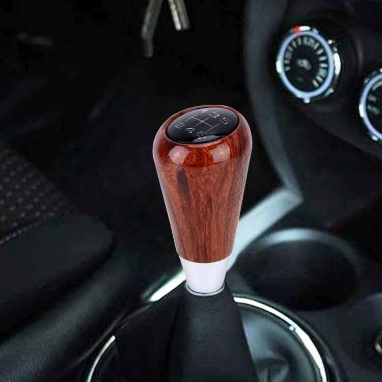 Universal Vehicle Modified Resin Shifter Manual 6-Speed Gear Shift Knob, Size: 8.2*5.5cm