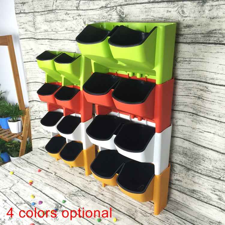 PP Planter Flower Pot Wall Hanging Garden Hanging Stackable Garden Supplies
