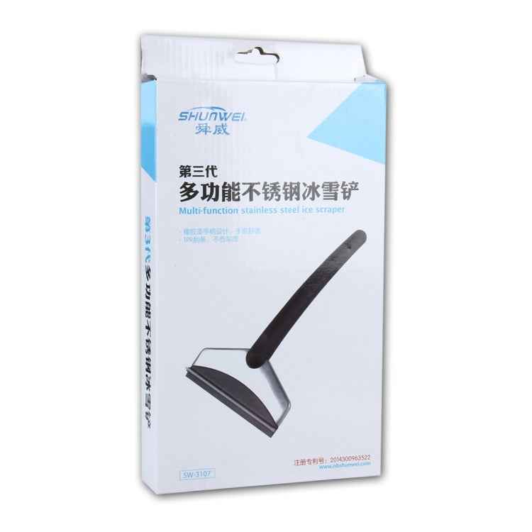SHUNWEI SW-3107 Premium TPR Scraper Strip Ice Scraper Heavy-duty Frost and Snow Removal for Car Windshield and Window