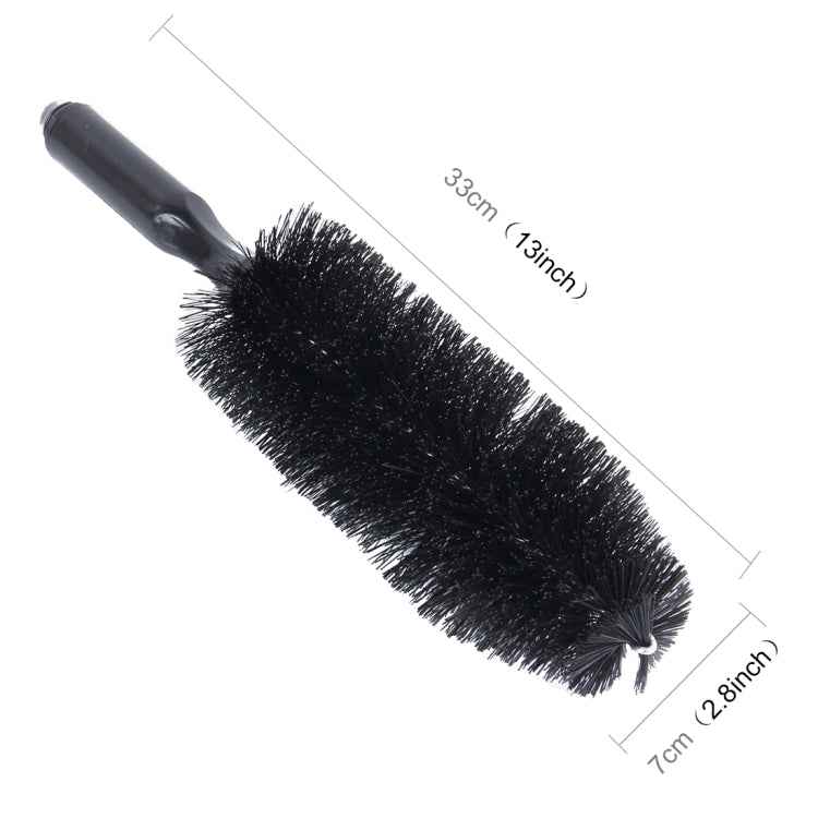 KANEED Portable Loop Style Auto Car Vehicle Motorcycle Wheel Tire Rim Hub Scrub Wash Brush Washing Cleaning Tool