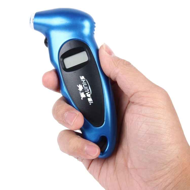 SHUNWEI SD-2802 Digital Tire Pressure Gauge 150 PSI 4 Settings for Car Truck Bicycle with Backlit LCD and Non-Slip Grip