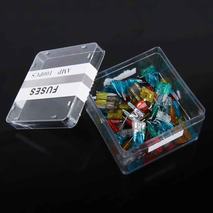 100 PCS 5Amp 7.5Amp 10Amp 15Amp 20Amp 25Amp 30Amp Add-a-circuit Fuse Tap Adapter Blade Fuse Holder(Medium Size)