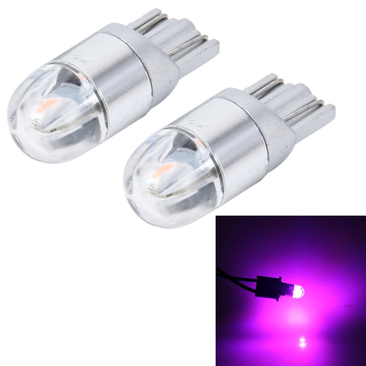 2 PCS T10 2W 2 SMD-3030 LED Car Clearance Lights Lamp, DC 12V, 2 SMD-3030 LEDs, 2 SMD-3030