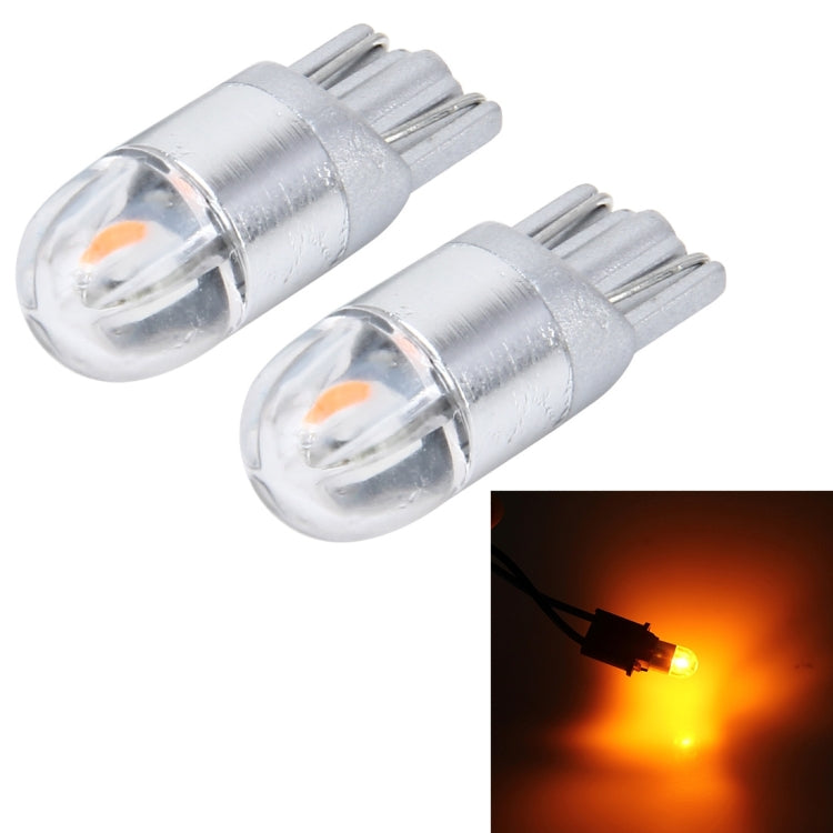 2 PCS T10 2W 2 SMD-3030 LED Car Clearance Lights Lamp, DC 12V, 2 SMD-3030 LEDs, 2 SMD-3030