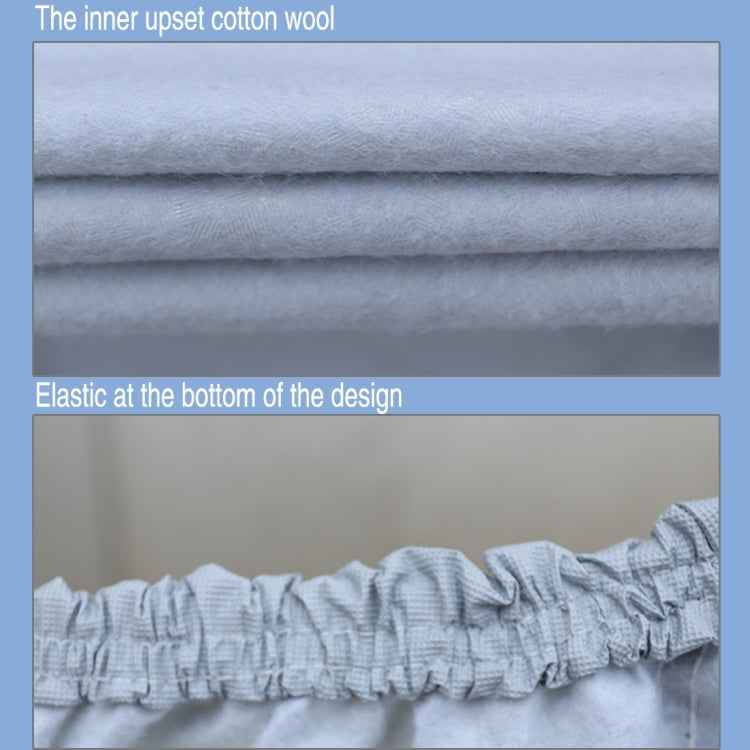 Outdoor Universal Anti-Dust Sunproof Waterproof Electric Bike Without Rear Box Aluminum Film Flocking Cover with Warning Strips, Fits Bike up to 2m(78 Inches) In Length, XL Size: 203x89x122cm