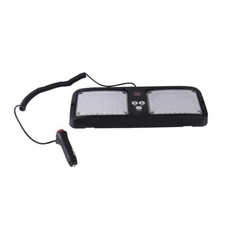 High qulaity DC 12V,9W LED Waterproof Car Sunshade Red Light And Blue Light Warning Lights Strobe Emergency Lights Flashing Light with 12 Kinds Flash Patterns