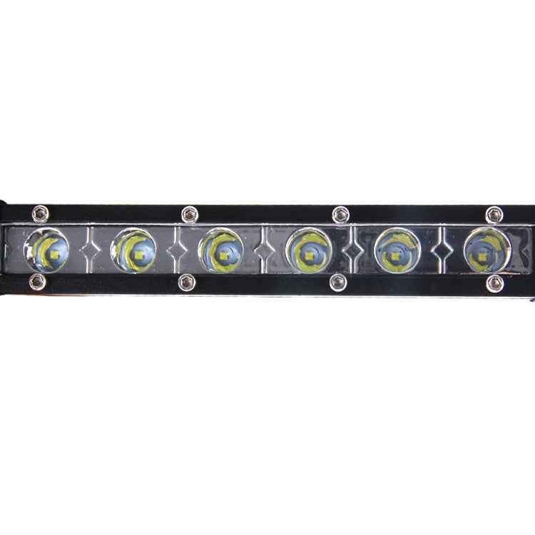 DC 10-30V 18W 2300LM 6500K Waterproof Vehicle Car Boat Marine External Work Lights Emergency Lights 30 Degrees Adjustable Spot Light LED Car Bulbs with 6 Intense CREE LED Lights