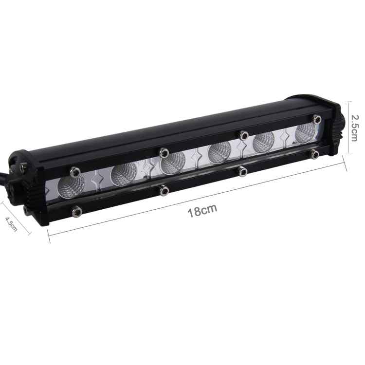 DC 10-30V 18W 2300LM 6500K Waterproof Vehicle Car Boat Marine External Work Lights Emergency Lights 60 Degrees Adjustable Flood Light LED Car Bulbs with 6 Intense CREE LED Lights