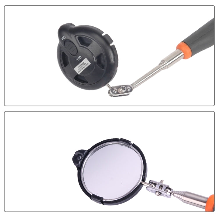 Retractable Vehicle Car Chassis Telescoping Inspection Mirror with 1 PCS 3mm LED Light, Mirror Diameter: 32mm, Max Expanding Length: 905mm, Diameter: 32mm, Max Expanding Length: 905mm