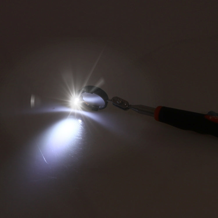 Retractable Vehicle Car Chassis Telescoping Inspection Mirror with 1 PCS 3mm LED Light, Mirror Diameter: 32mm, Max Expanding Length: 905mm, Diameter: 32mm, Max Expanding Length: 905mm