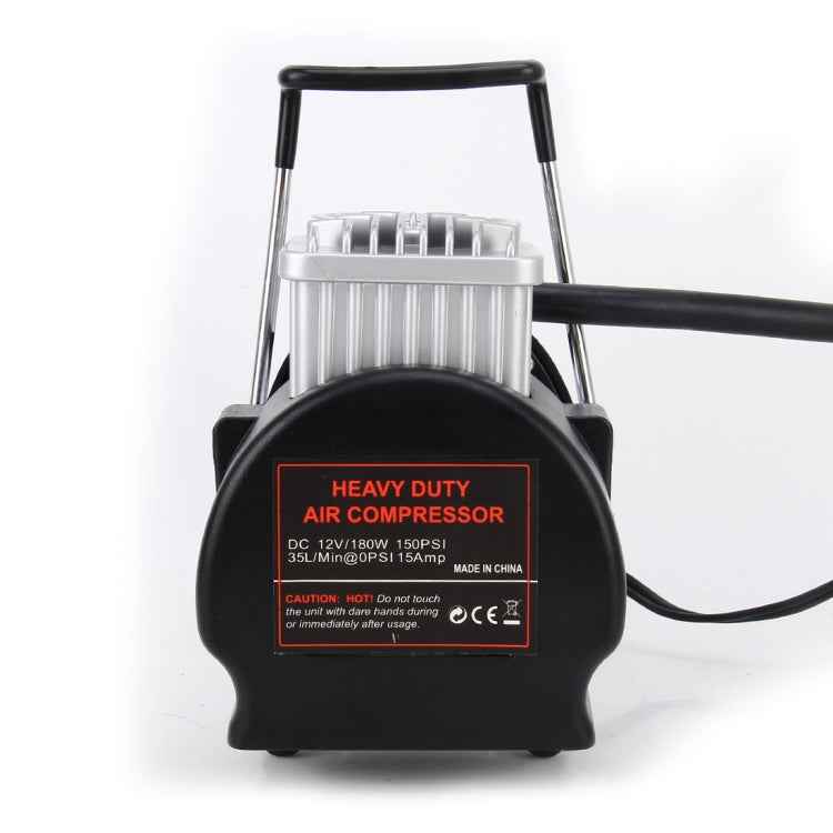 Portable 4X4 Heavy Duty Air Compressor 12V 150PSI 35LPM Pump Tire Inflatable Pump Car Tool with Working Light for Outdoor Emergency