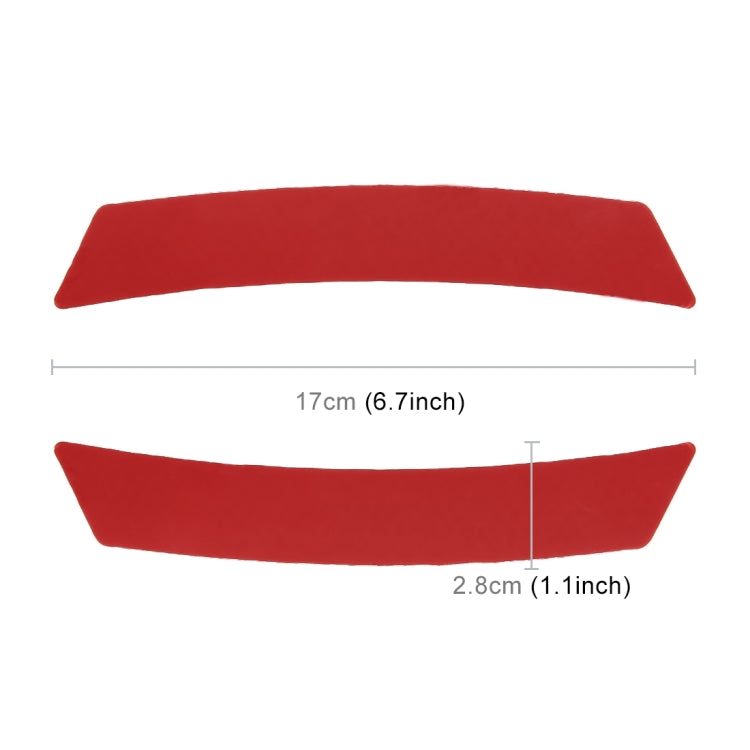 2 PCS Car-Styling Wheel Eyebrow Decorative Sticker Decorative Strip, 2 PCS