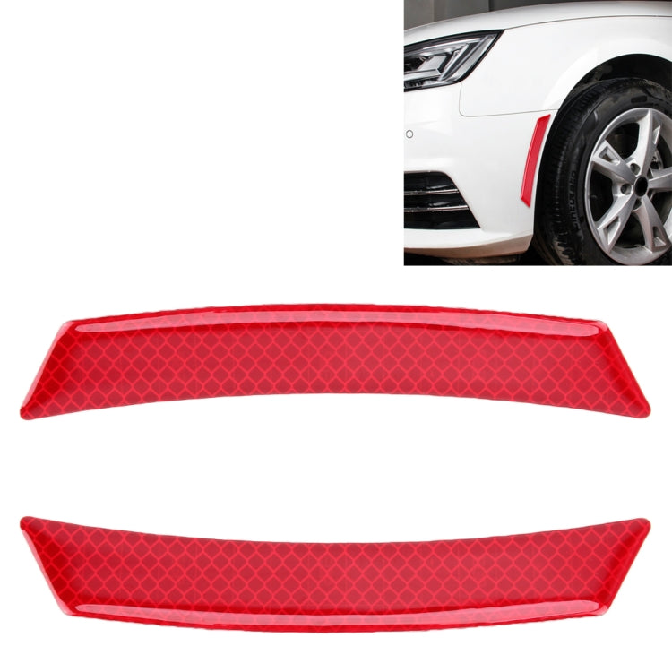 2 PCS Car-Styling Wheel Eyebrow Decorative Sticker Decorative Strip, 2 PCS