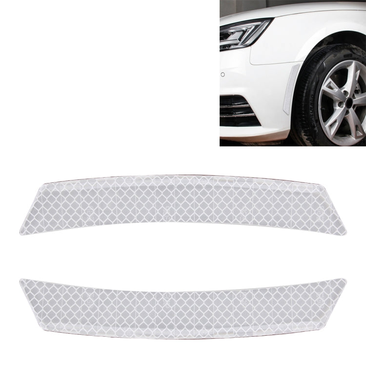 2 PCS Car-Styling Wheel Eyebrow Decorative Sticker Decorative Strip, 2 PCS