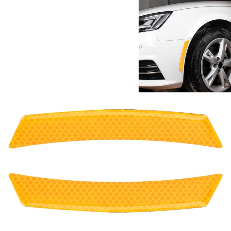 2 PCS Car-Styling Wheel Eyebrow Decorative Sticker Decorative Strip, 2 PCS