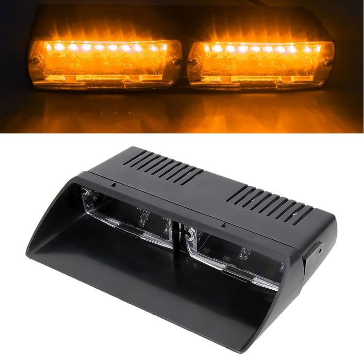 DC 12V 4.2W 16LEDs Crystal Lamp Beads Car Windshield Warning Lamp 18 Flash Patterns(Adjustable) , CMS5390BL, CMS5390LR, CMS5390RL, CMS5390WL, CMS5390WY, CMS5390YL