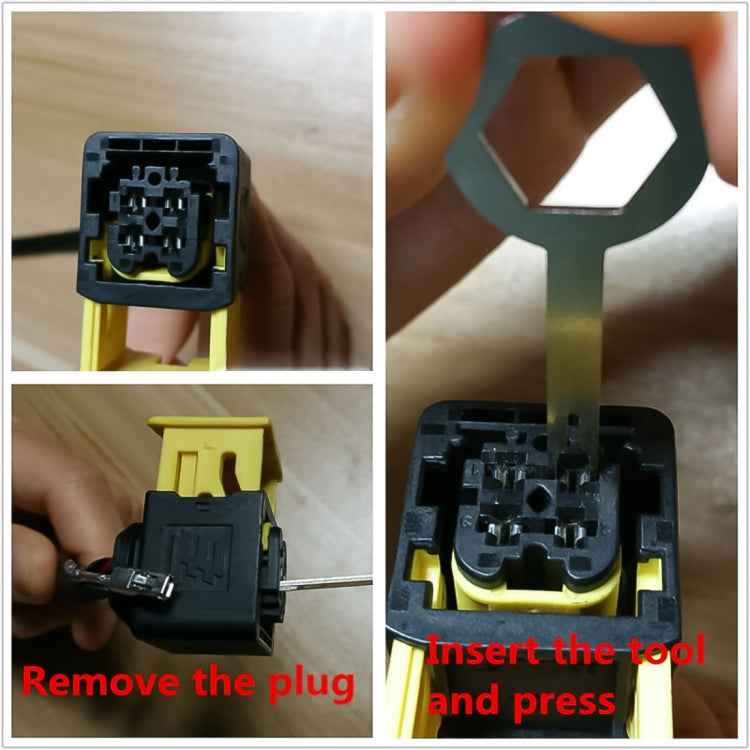 3 PCS Auto Car Rubberized Plug Circuit Board Wire Harness Terminal Extraction Pick Connector Crimp Pin Back Needle Remove Tool
