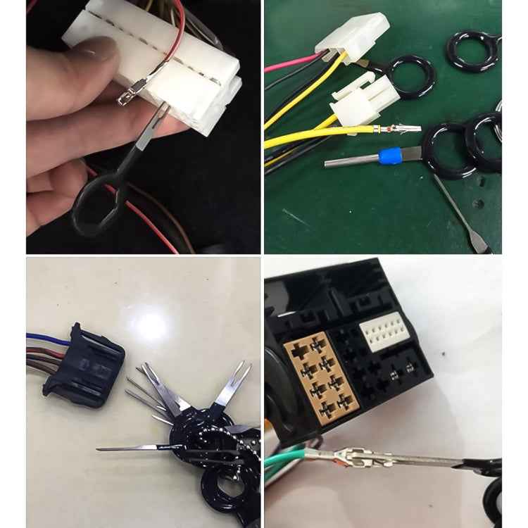 3 PCS Auto Car Rubberized Plug Circuit Board Wire Harness Terminal Extraction Pick Connector Crimp Pin Back Needle Remove Tool