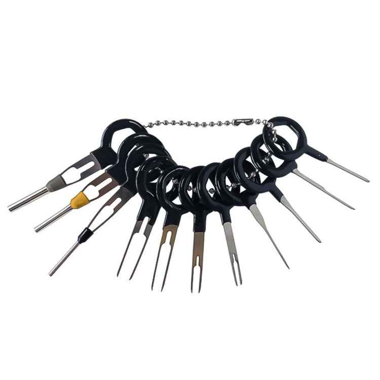 11 PCS Auto Car Plug Circuit Board Wire Harness Terminal Extraction Pick Connector Crimp Pin Back Needle Remove Tool
