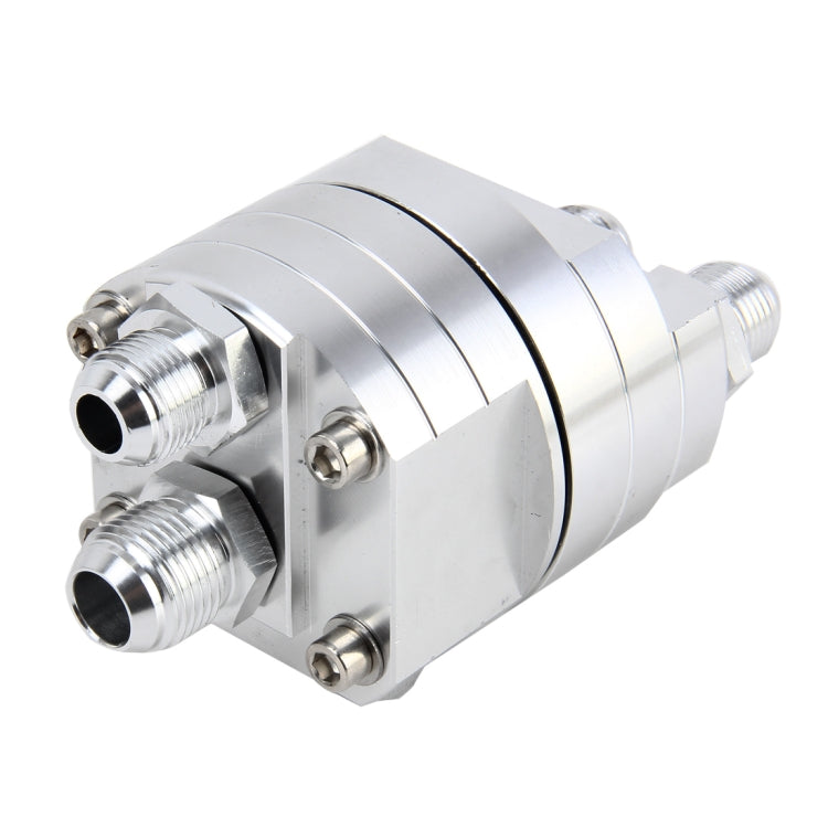 Car Universal Aluminum AN8 Split Cake Oil Handle Oil Filter Sandwich Adapter For Oil Cooler Plate Kit Oil Filter Cooler Sandwich Plate Adapter Cooler Adapter, AN8 Split Oil Handle Oil Filter