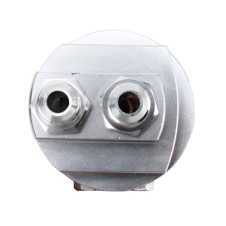 Car Universal Aluminum AN8 Split Cake Oil Handle Oil Filter Sandwich Adapter For Oil Cooler Plate Kit Oil Filter Cooler Sandwich Plate Adapter Cooler Adapter, AN8 Split Oil Handle Oil Filter