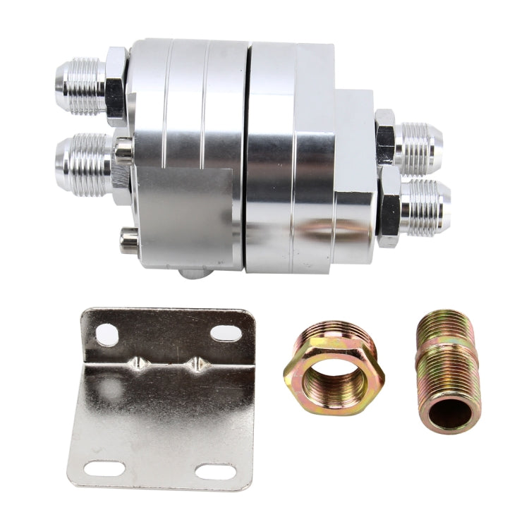Car Universal Aluminum AN8 Split Cake Oil Handle Oil Filter Sandwich Adapter For Oil Cooler Plate Kit Oil Filter Cooler Sandwich Plate Adapter Cooler Adapter, AN8 Split Oil Handle Oil Filter
