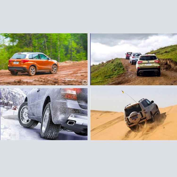 6 PCS Car Snow Tire Anti-skid Chains Winter Car Snow Tire Chains Wheel Chains Anti-skid Belt Thickened Anti-slip Chains with Effortless Wheel