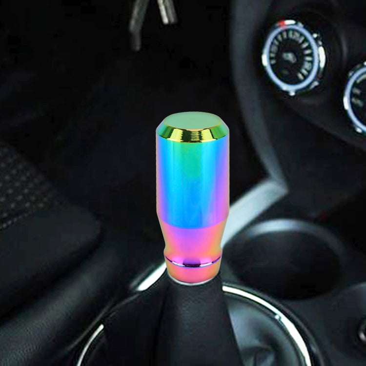 Universal Car Modified Gear Shift Knob Solid Color Smooth Auto Transmission Shift Lever Knob with Three Rubber Covers