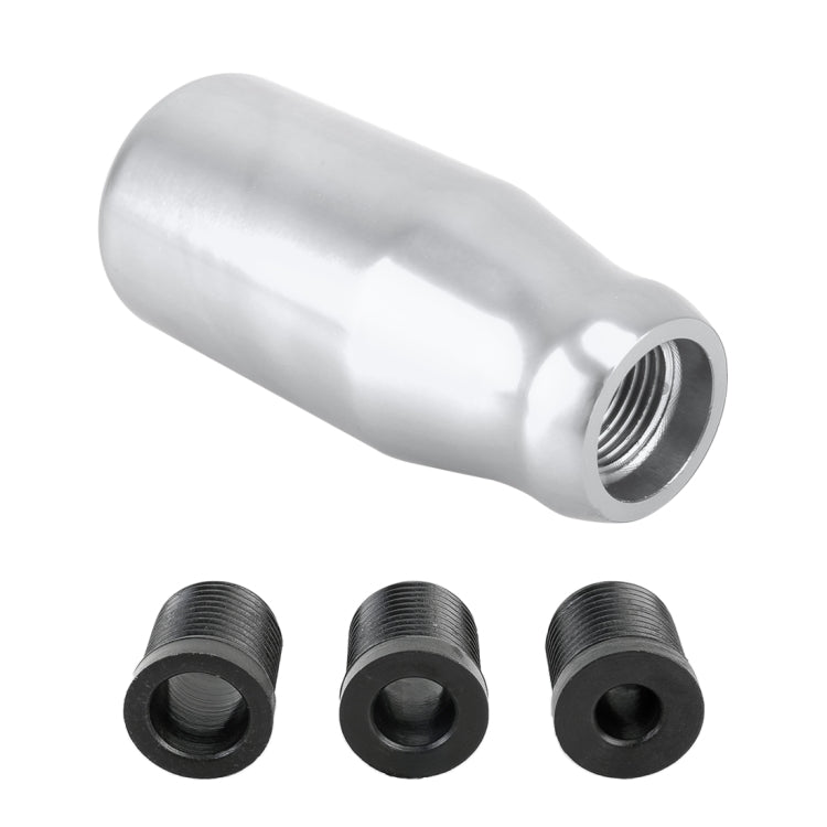 Universal Car Modified Gear Shift Knob Solid Color Smooth Auto Transmission Shift Lever Knob with Three Rubber Covers