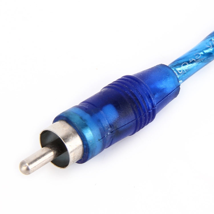 Car AV Audio Video 2 Female to 1 Male Aluminum Extension Cable Wiring Harness, Cable Length: 26cm, 2 Female to1 Male